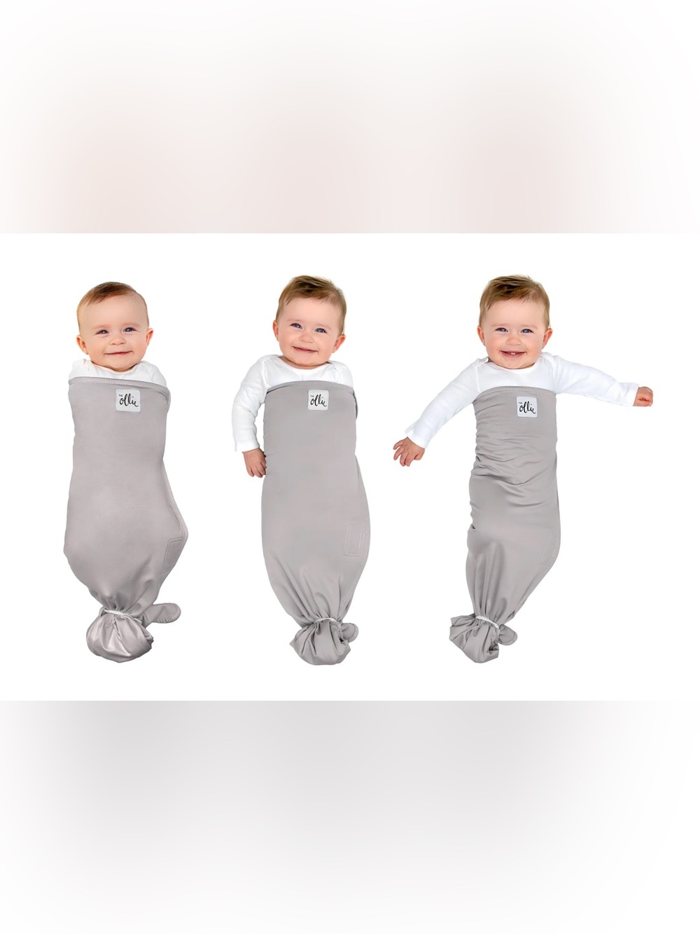 The Ollie Swaddle in Stone